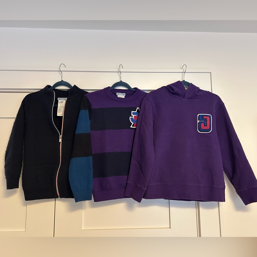 Jacadi Boys’ Sweater Bundle, Size 8